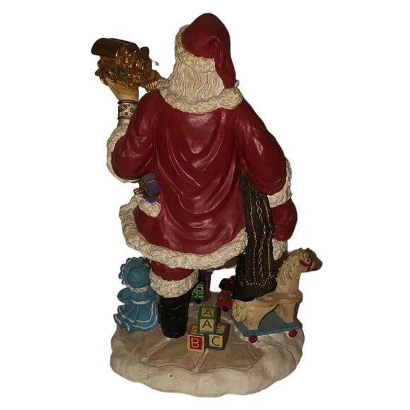 Vtg '93 Hamilton Collection 8.5" JOLLY OLD ST NICK Int'l Santa Figurine Collecti - Picture 7 of 11